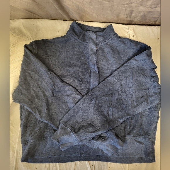 American Eagle Outfitters Denim Blue Pullover Sweatshirt, Size Small - Picture 5 of 5